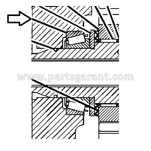 Bearing race Caterpillar 432D