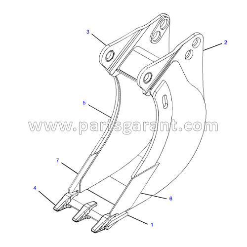 Bucket (305 mm) Caterpillar 434E