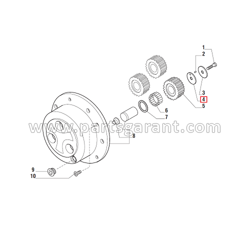 Spacer washer 60x11x3