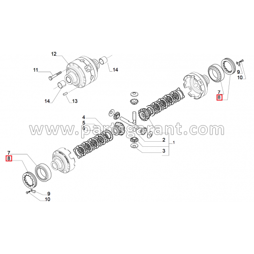 Differential nut