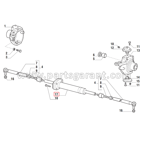 Steering cylinder