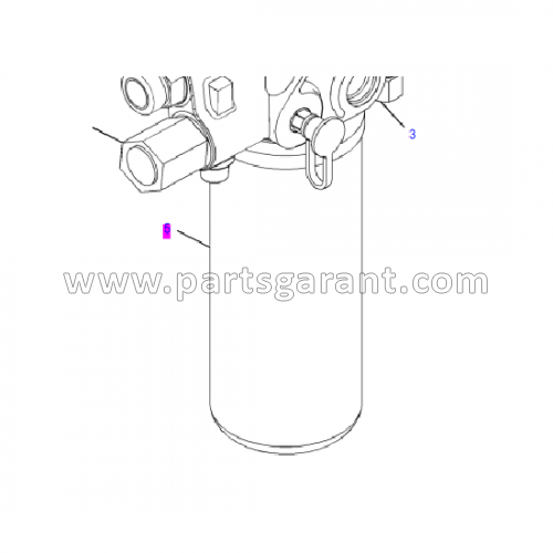 Hydraulic oil filter Caterpillar 428 E