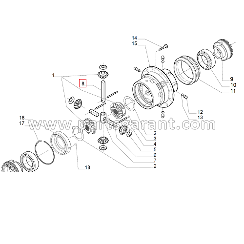 Differential axis