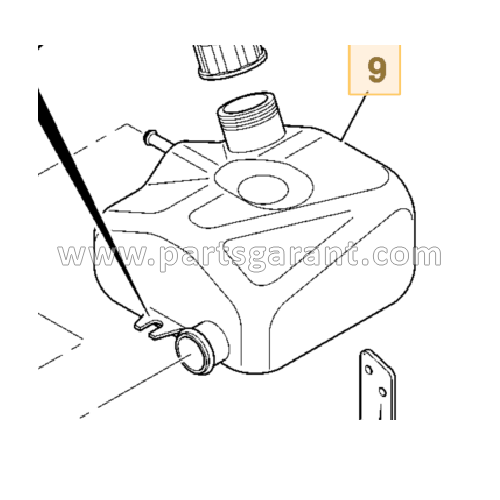 Expansion tank JCB 4CX