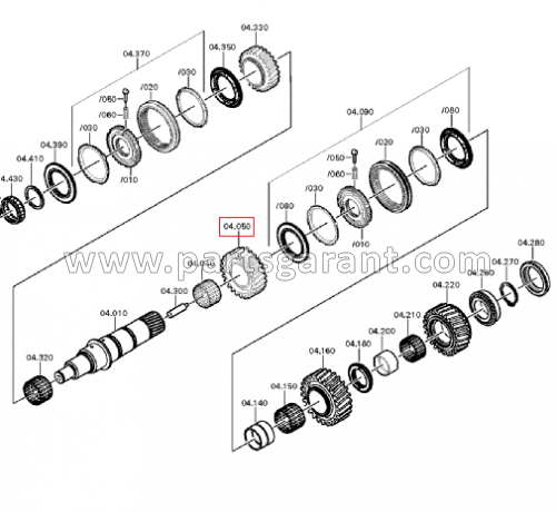 2nd gear gear Daf XF105