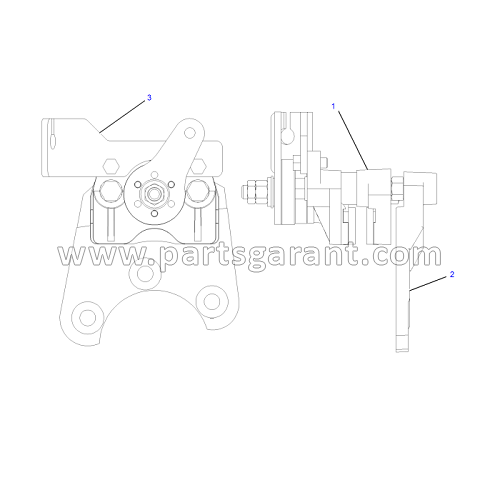 Caterpillar 432D Parking Brake Caliper