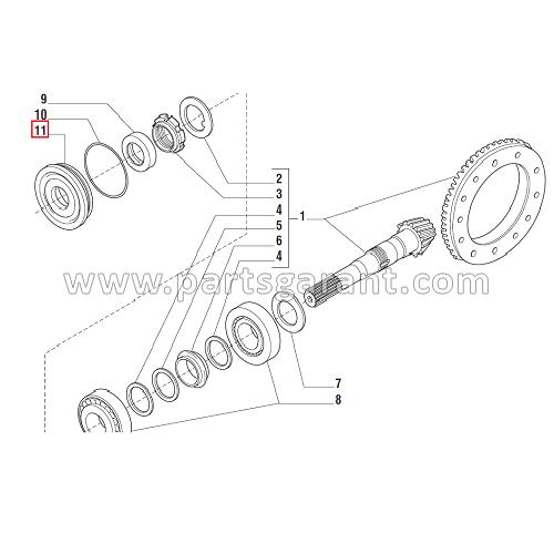 Ring and pinion set bolt cover