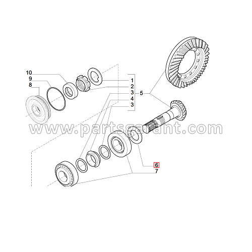 Adjusting washer 2.5mm