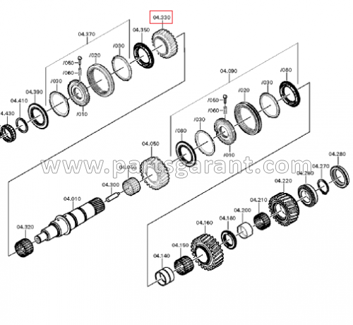 3rd gear gear Daf XF105