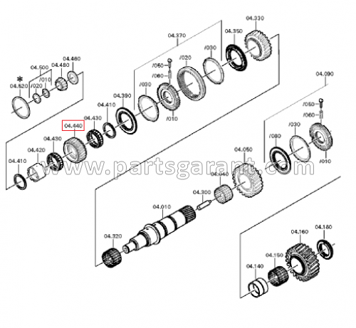 4th gear gear Daf XF105