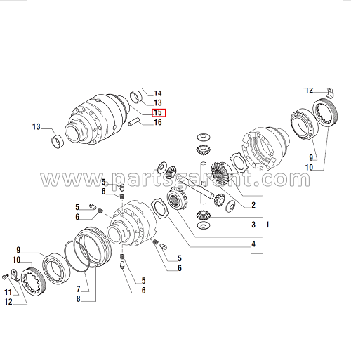 Differential housing