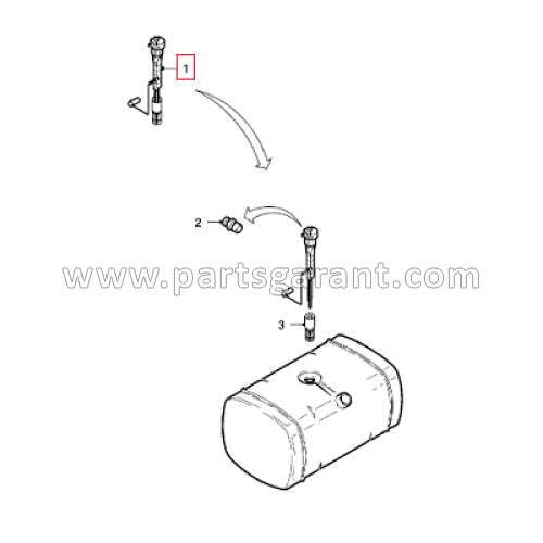 Fuel level sensor DAF XF95