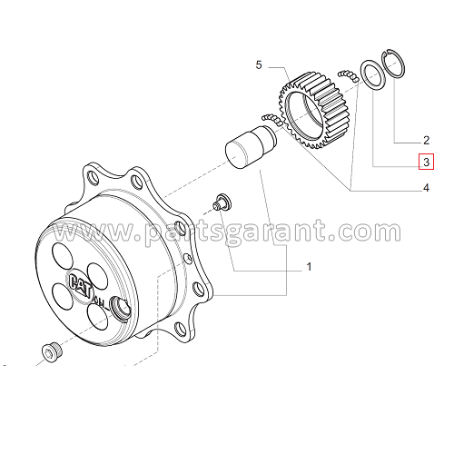 Thrust washer 55x34.6x1.5