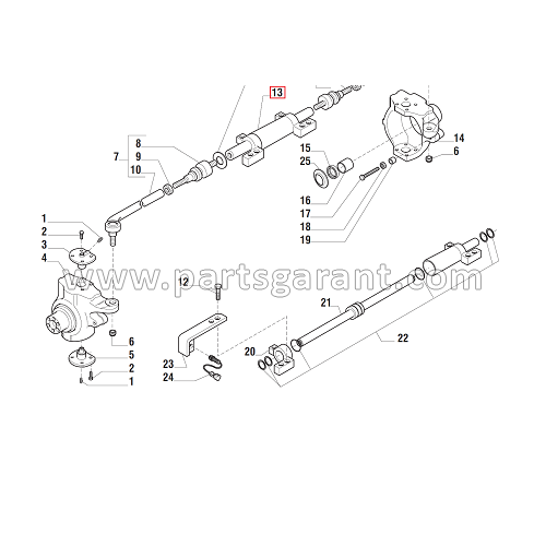 Steering cylinder