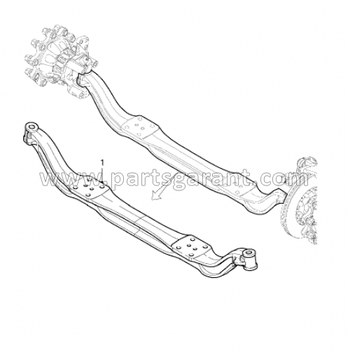 Front transverse beam Daf XF105