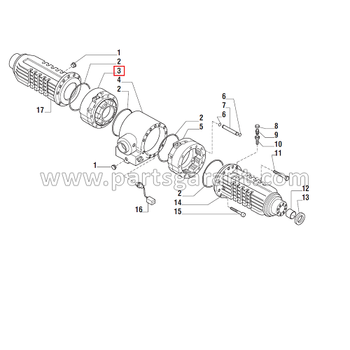 Brake cylinder L