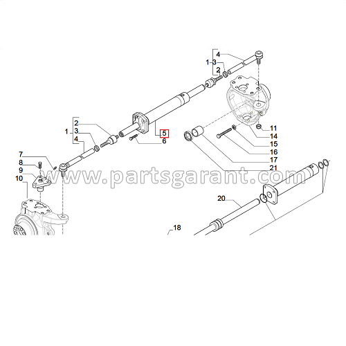 Steering cylinder