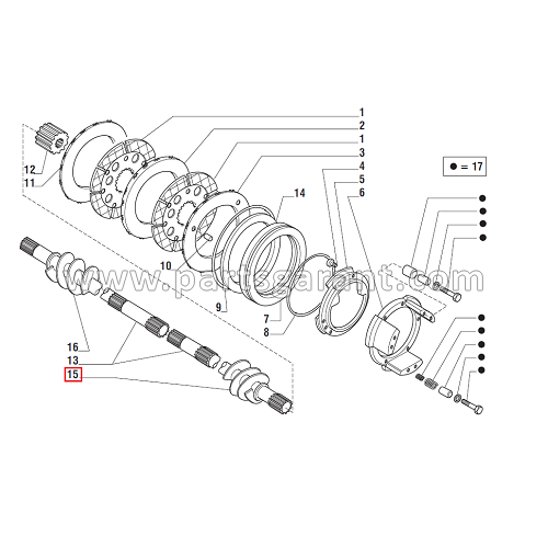 Spiral shaft R