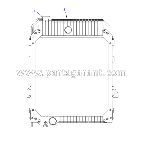 Radiator Caterpillar 432D