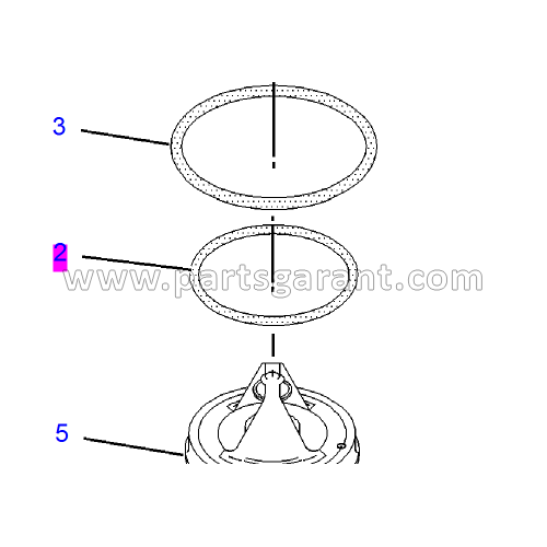 Thermostat ring Caterpillar 432D