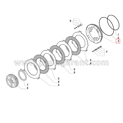 Brake piston