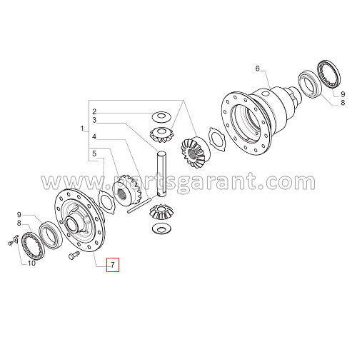 Differential housing cover