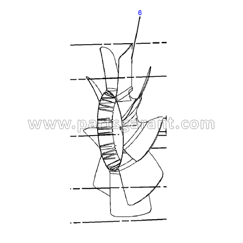 Fan (9 blades) Caterpillar 432D