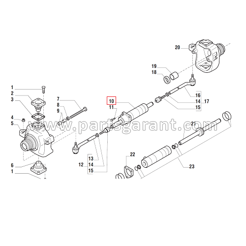 Steering cylinder