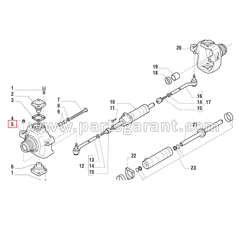 Steering knuckle RH