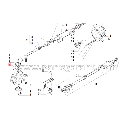 Steering knuckle L