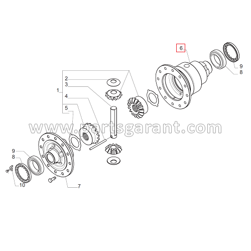 Differential housing