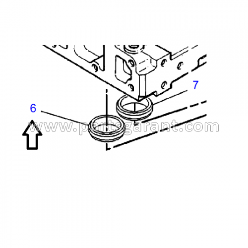 Caterpillar 432D Intake Valve Seat