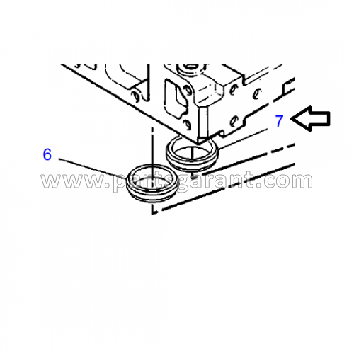 Caterpillar 432D Exhaust Valve Seat