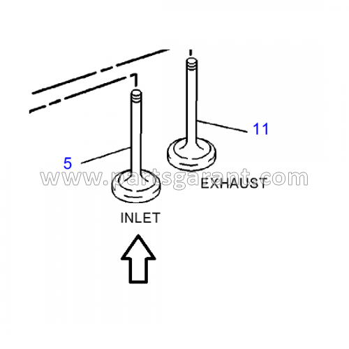 Intake valve Caterpillar 432D