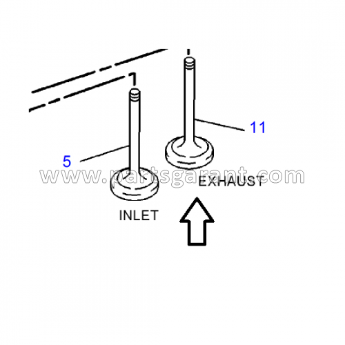 Exhaust valve Caterpillar 432D