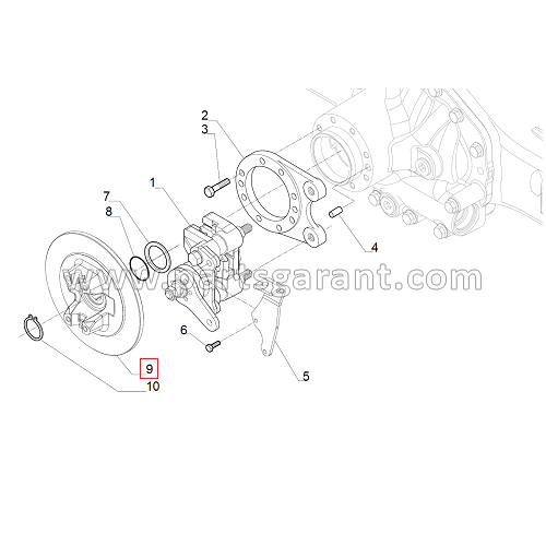 Brake disc+flange