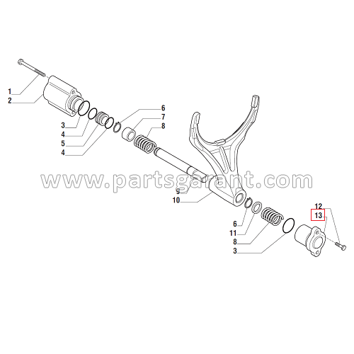 Piston body