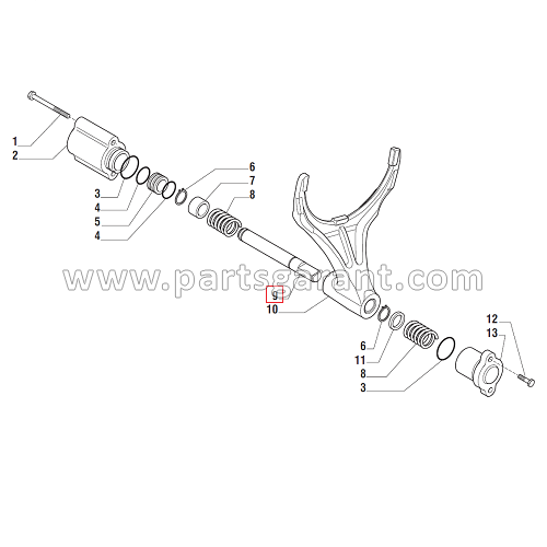 Adjustment piston