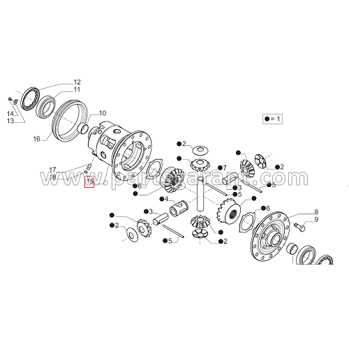 Differential housing