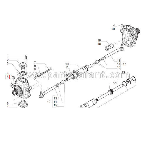 Steering knuckle RH