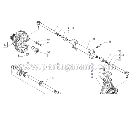 Steering knuckle RH