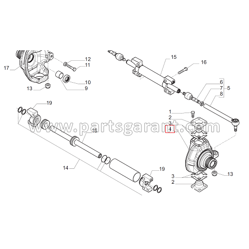 Steering knuckle LH