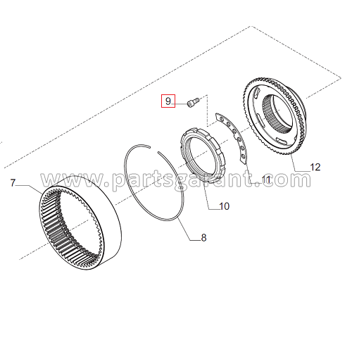 Bolt M10x12