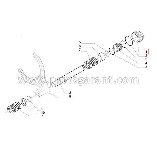 Differential block cylinder