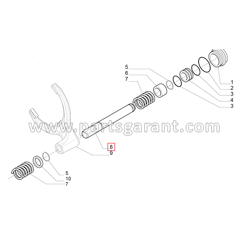 Adjustment piston