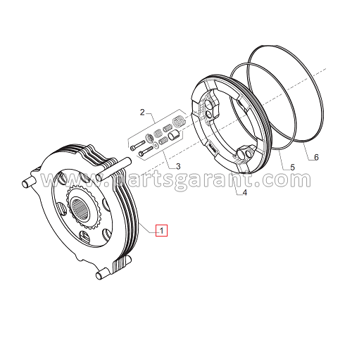 Brake disc set