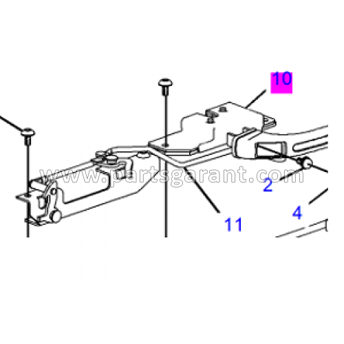 Caterpillar 325D Front Door Lock