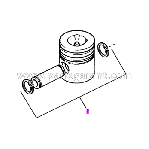 Caterpillar 432D piston