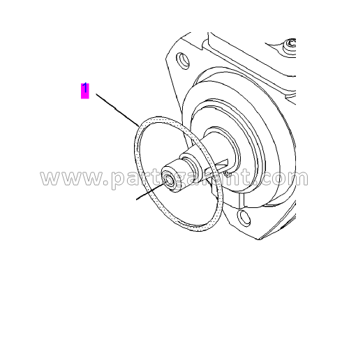 Injection pump gasket Caterpillar 428 E