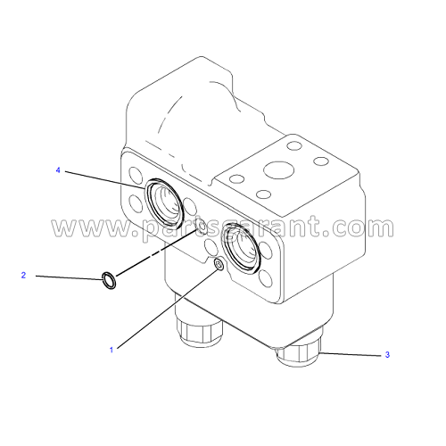 Caterpillar 325D Platform Swing Valve